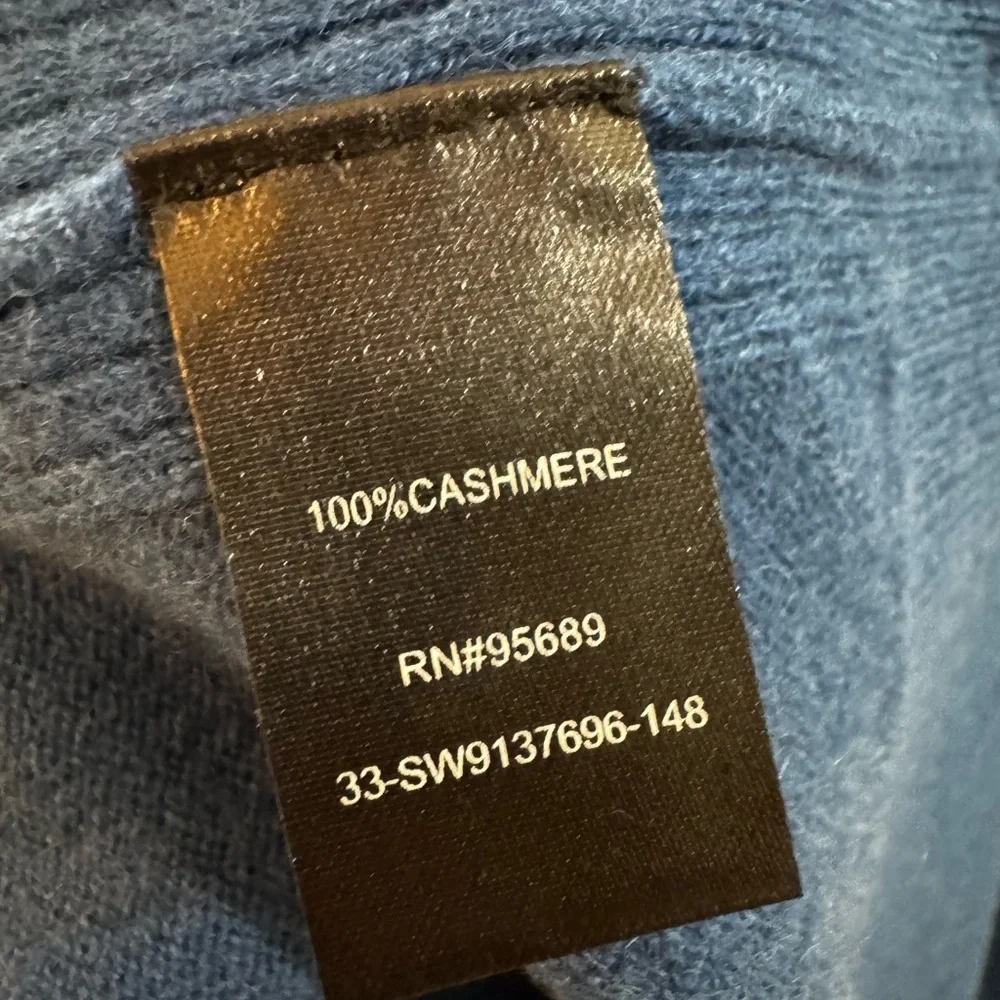 Todd Snyder Cashmere Cardigan Blue L - Picture 6 of 7